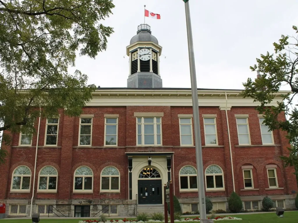 Town hall in Port Hope, ON