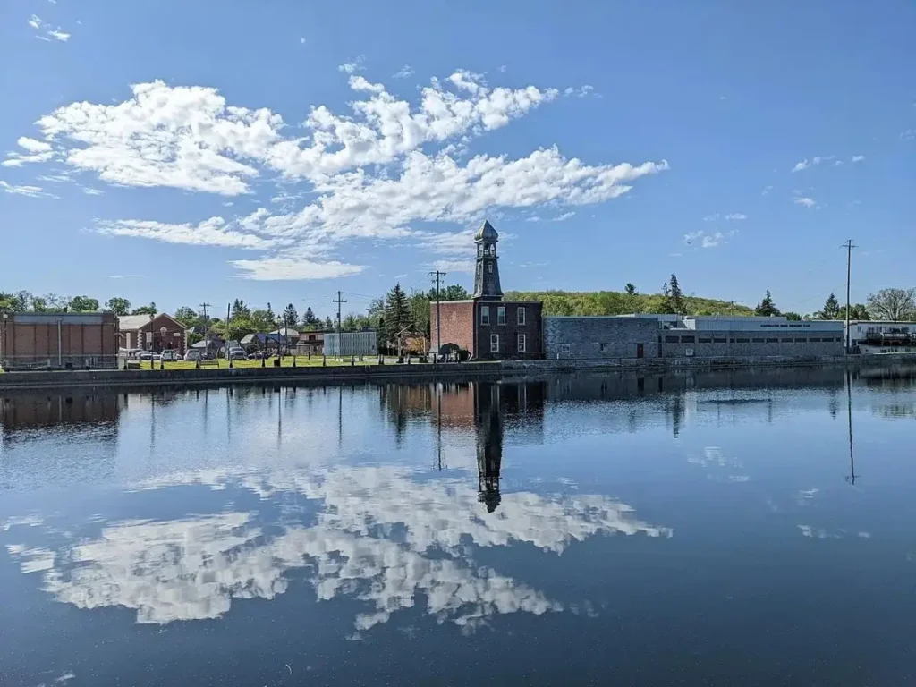 Trent River at Campbellford in Northumberland County, ON